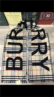 шарф кашемировый Burberry с буквами коричневый 2288