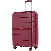 Чемодан пластиковый Lcase Singapure размер s бордовый 2564