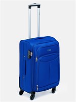 Чемодан тканевый ярко синий Lcase Amsterdam размер S 2566